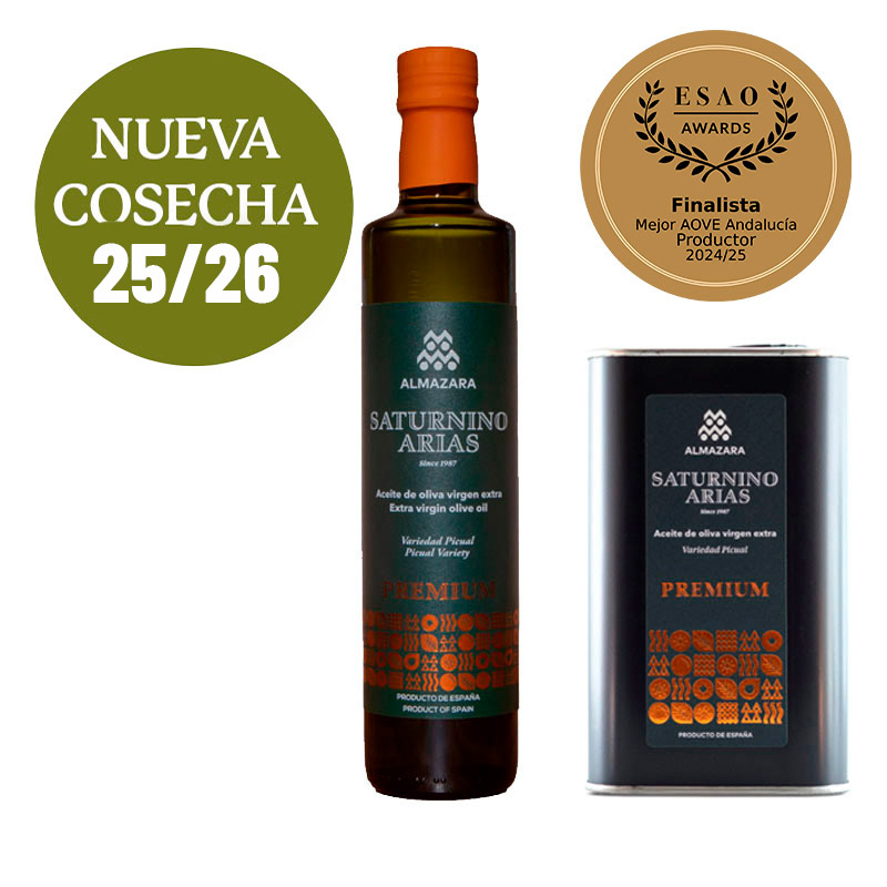 Premium<br>Variedad Picual<br>Aceite de Oliva Virgen Extra