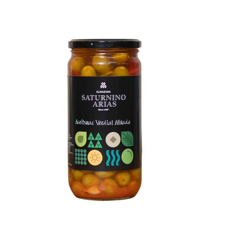 Aceituna Verdial Aliñada - 700gr