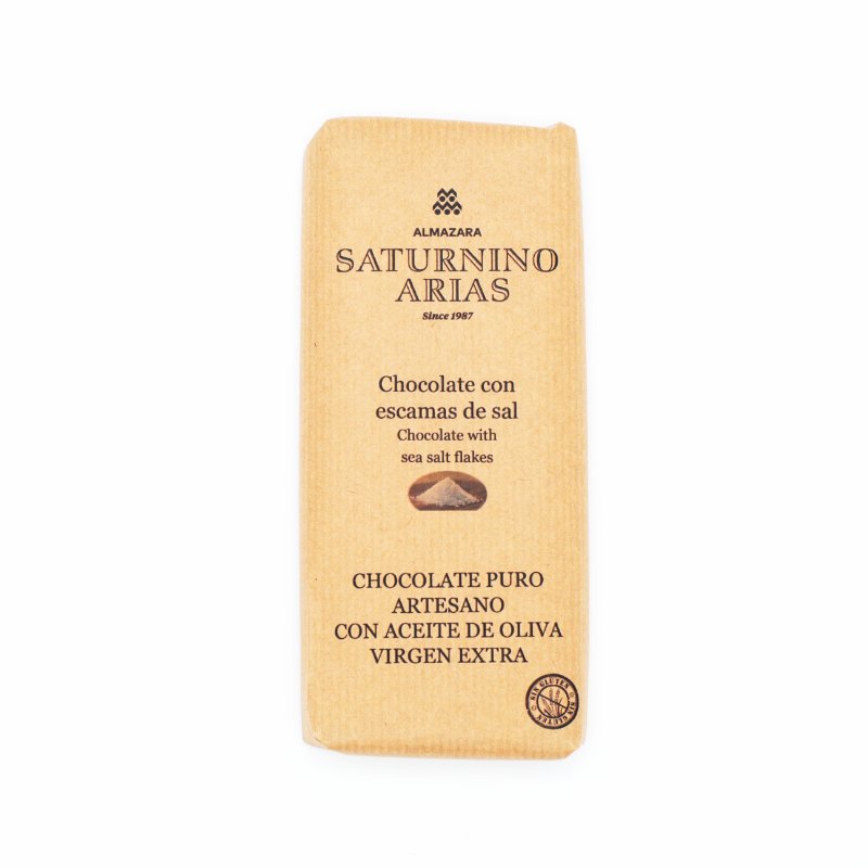 Chocolate Con escamas de Sal y Aceite de Oliva Virgen Extra